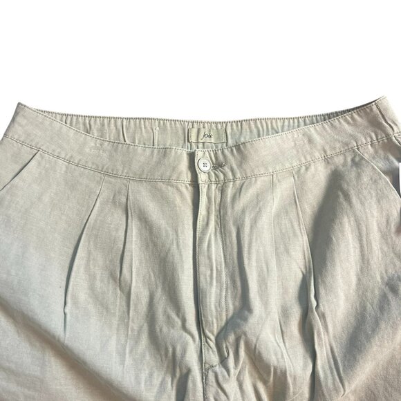 Women's NWT Joie Limited Edition Linen Blend Pleated Shorts Size XL - Picture 5 of 6
